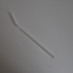 single glass straw