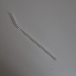 single glass straw